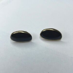 Black‎ and Gold Earrings